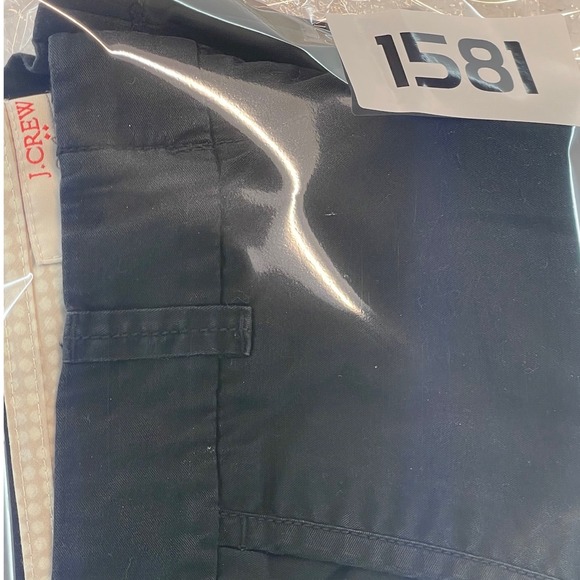 J. Crew Chino Shorts Women's Size 0 Black 100% Cotton Casual Everyday - Picture 2 of 4